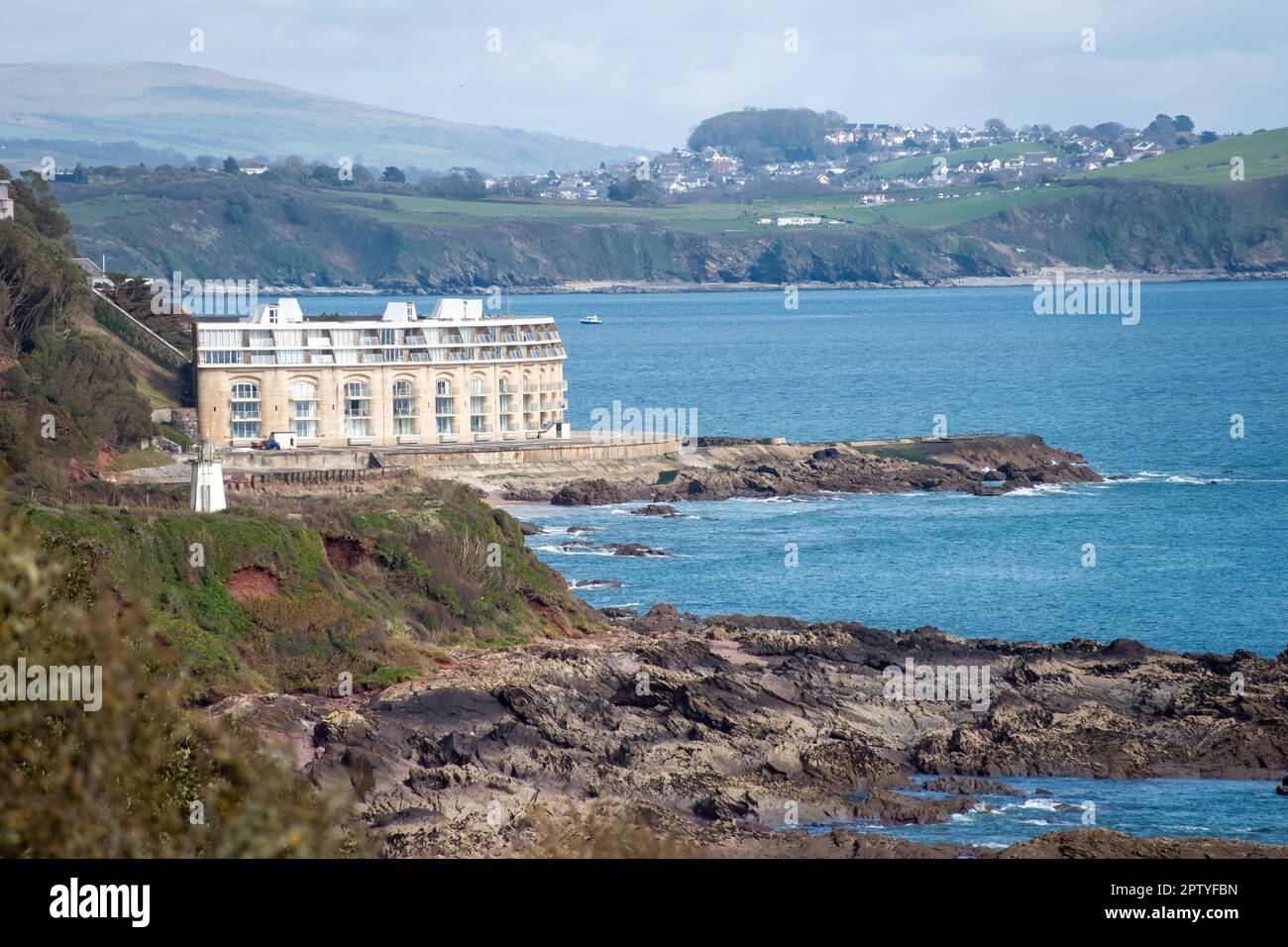 view of Fort Torpoint Corwnwall England Stock Photo Alamy