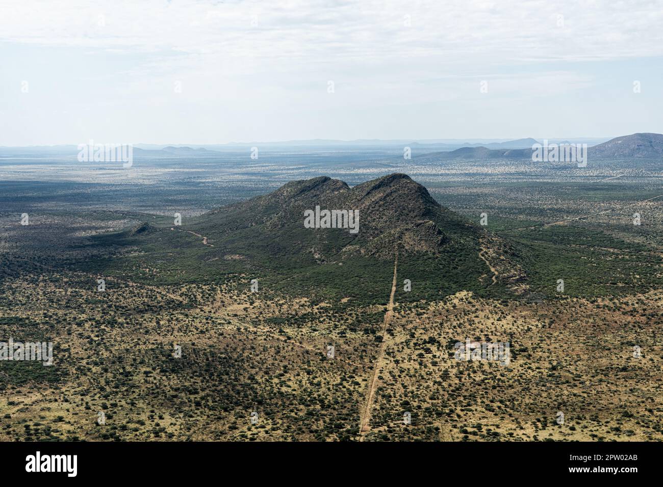 Aerial photography Nambia Stock Photo