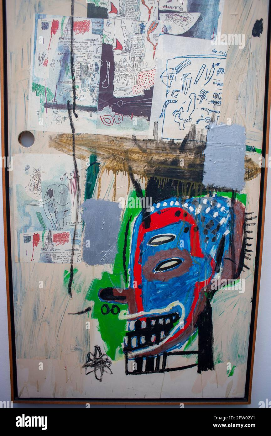 Jean michel basquiat painting hi-res stock photography and images - Alamy