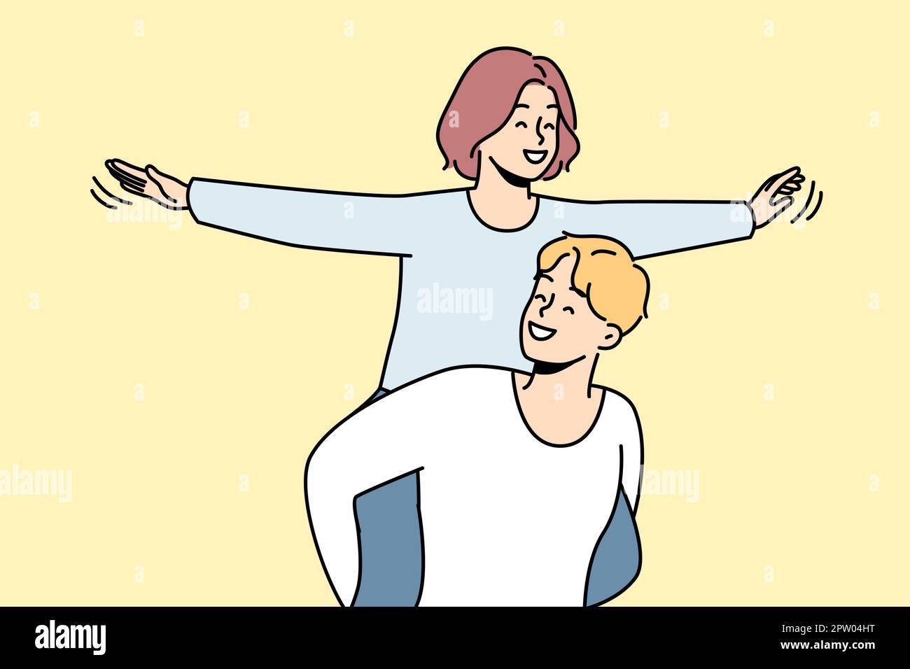 Carry on back Stock Vector Images Alamy