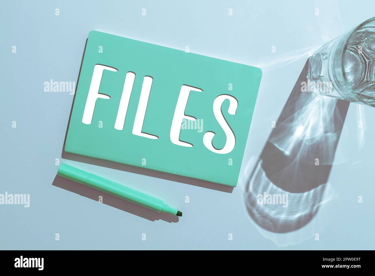 Conceptual display Files, Conceptual photo Folder box for holding loose ...