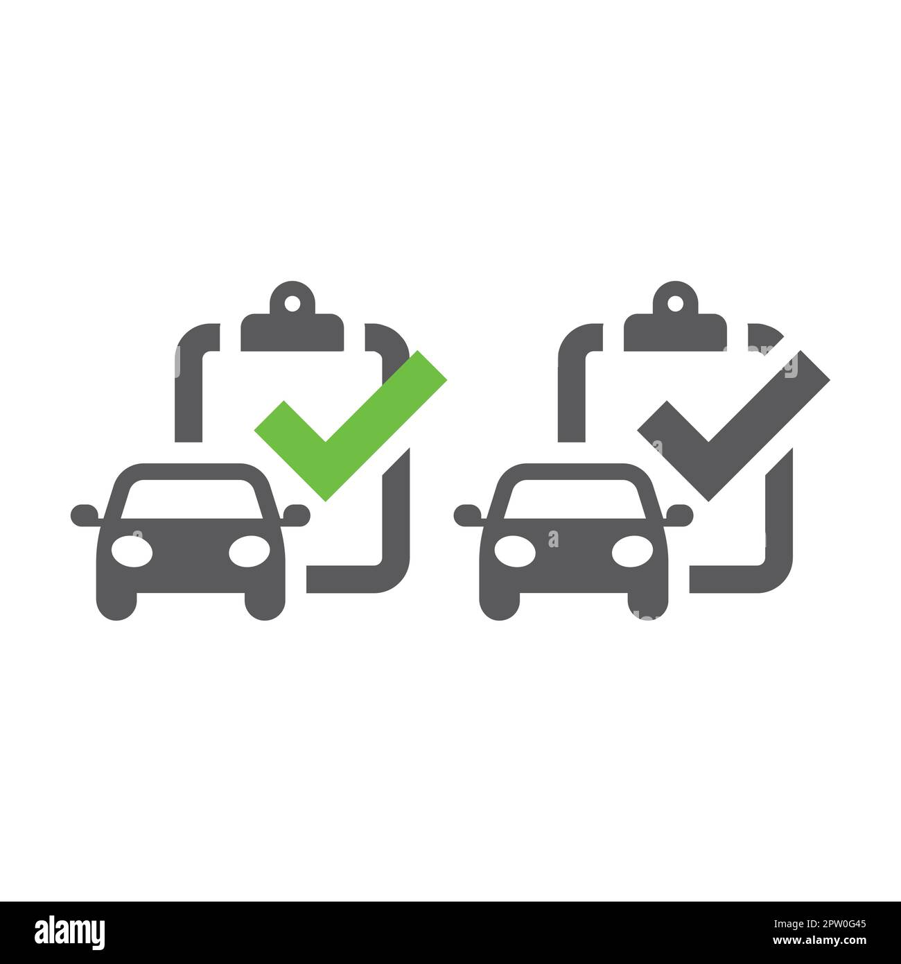 Car diagnostics report with checkmark vector icon Stock Vector Image & Art Alamy