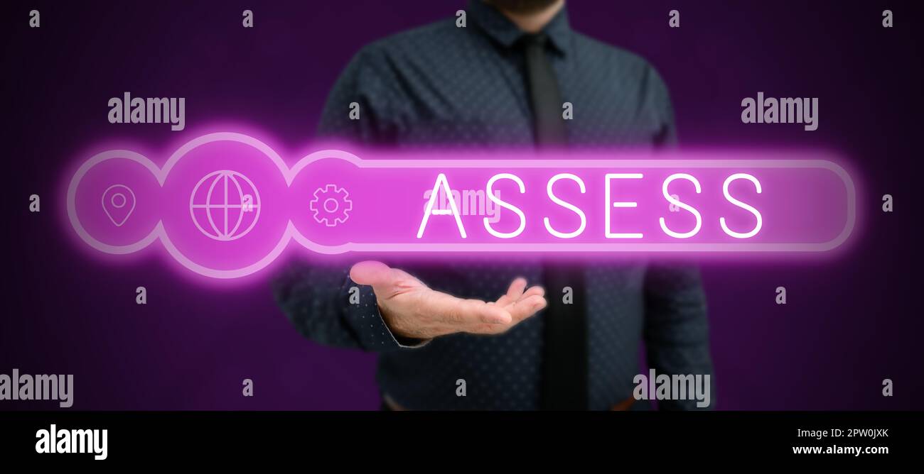 Estmite Sign Inspiration showing sign Assess, Business idea evaluate or estimate the ...