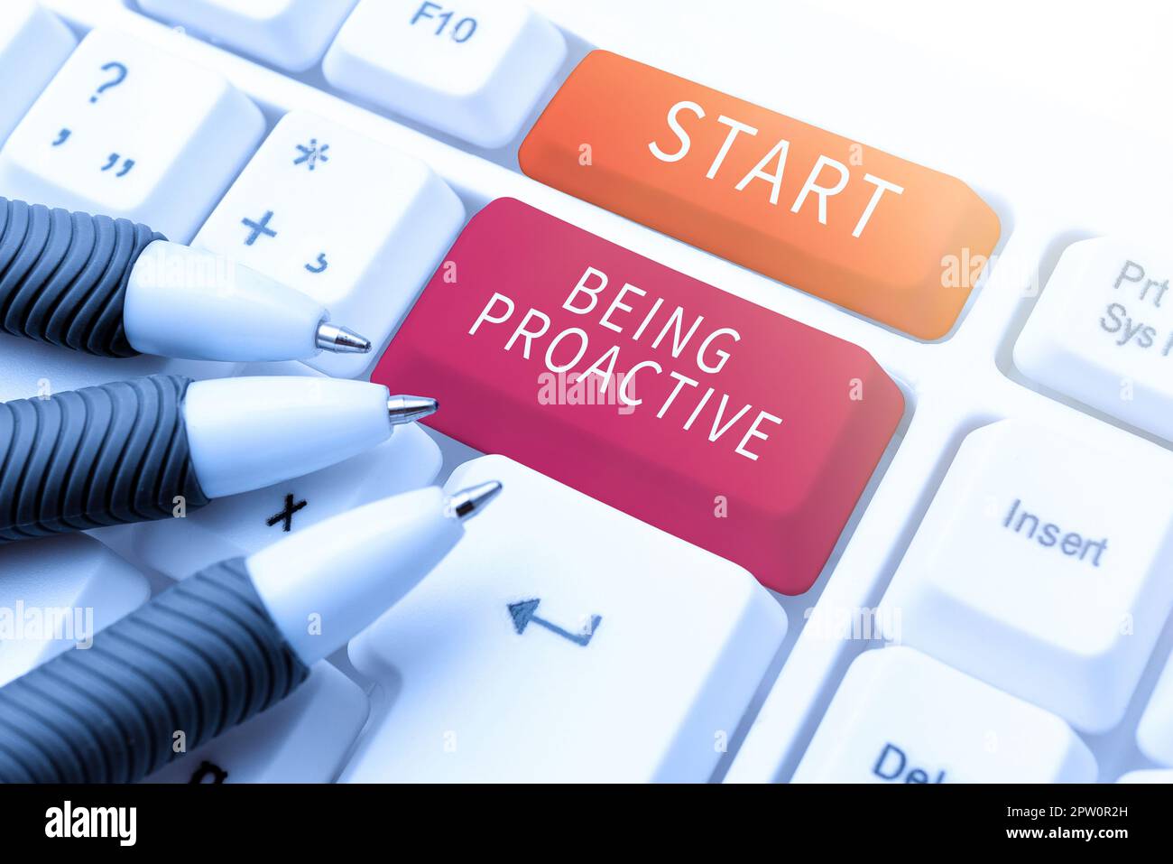 Hand writing sign Start Being Proactive, Word for Control situations by ...