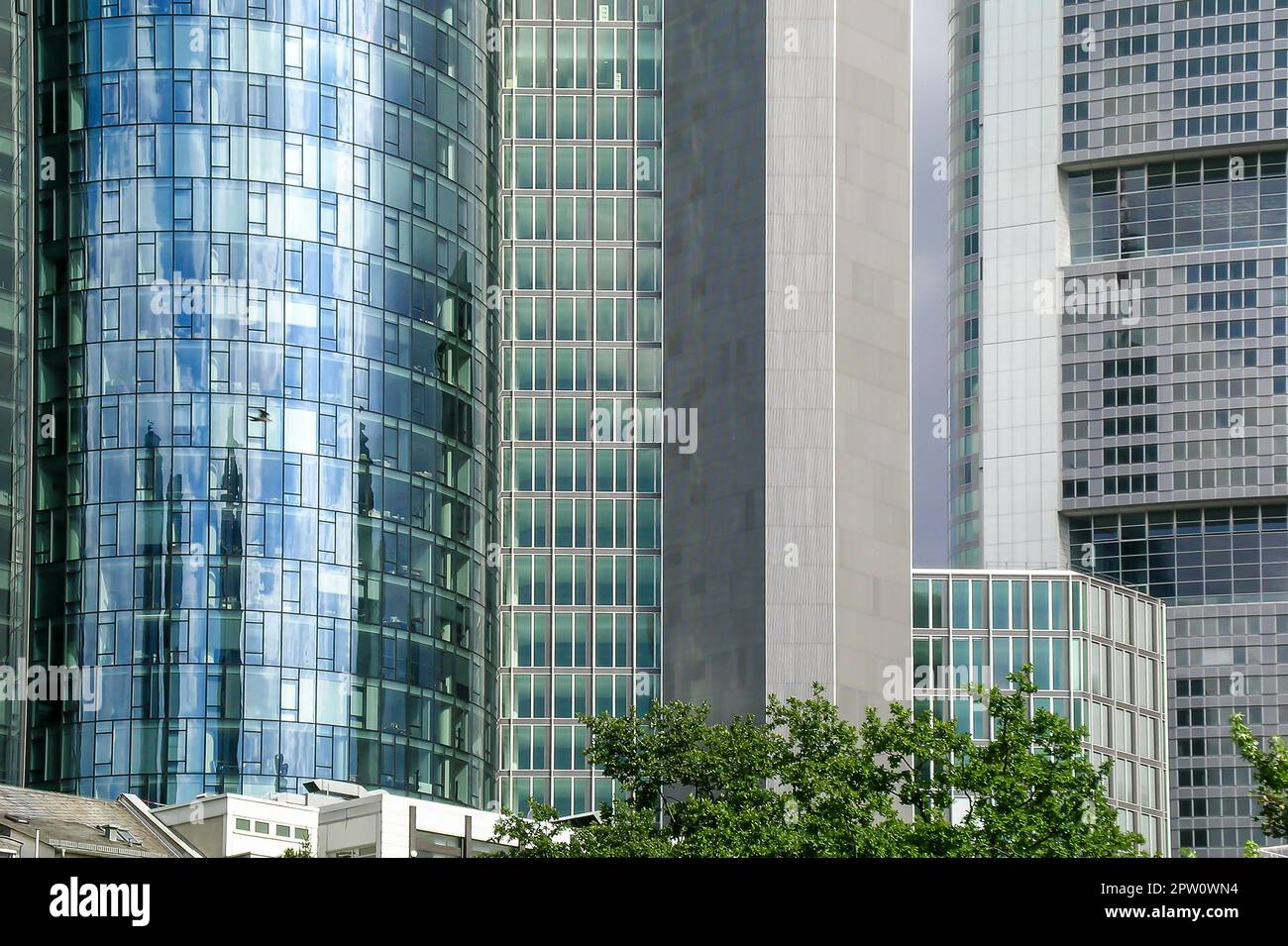 High-rise facades of various office buildings Stock Photo - Alamy