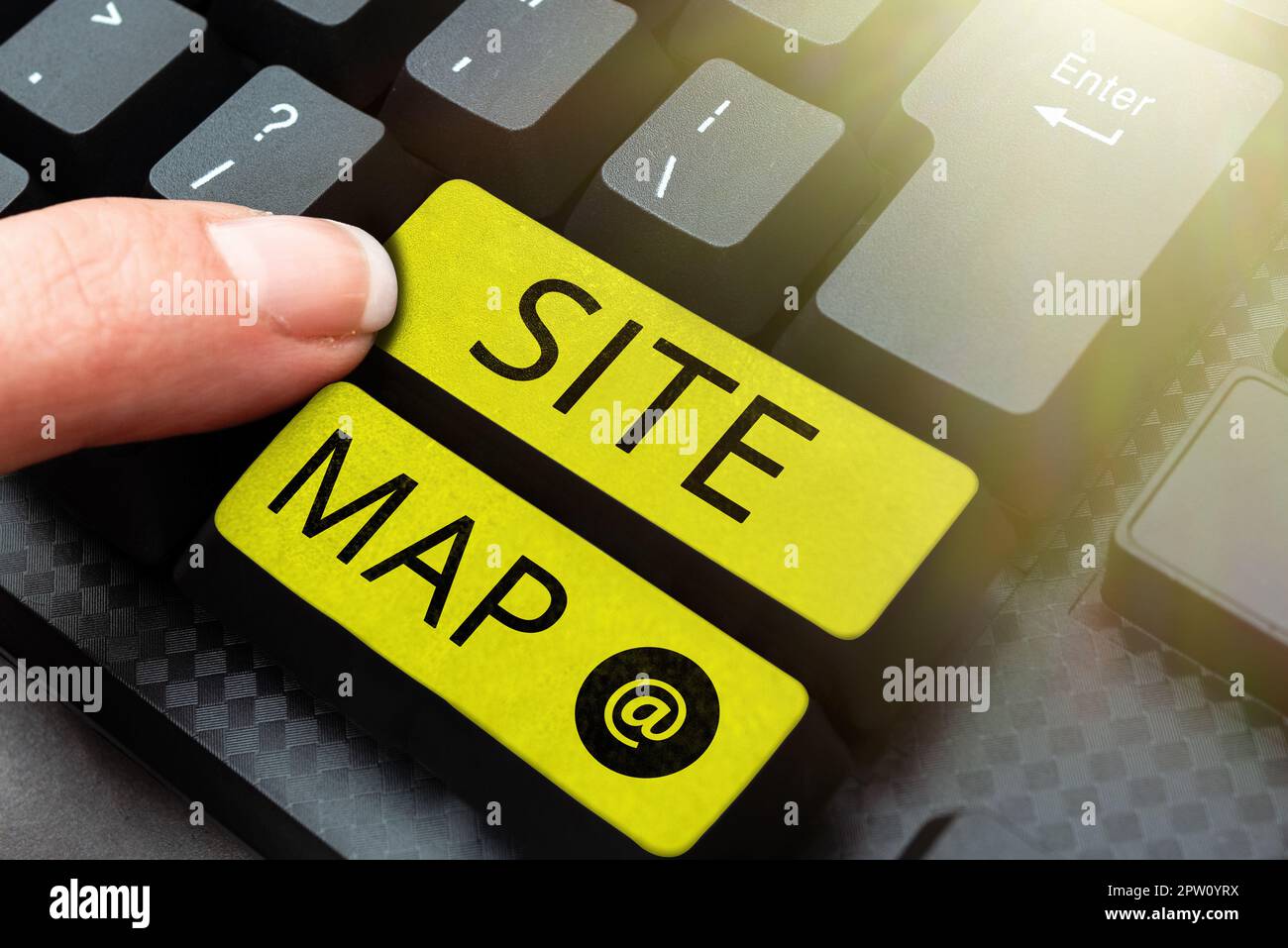 Hand writing sign Site Map, Business idea designed to help both users ...