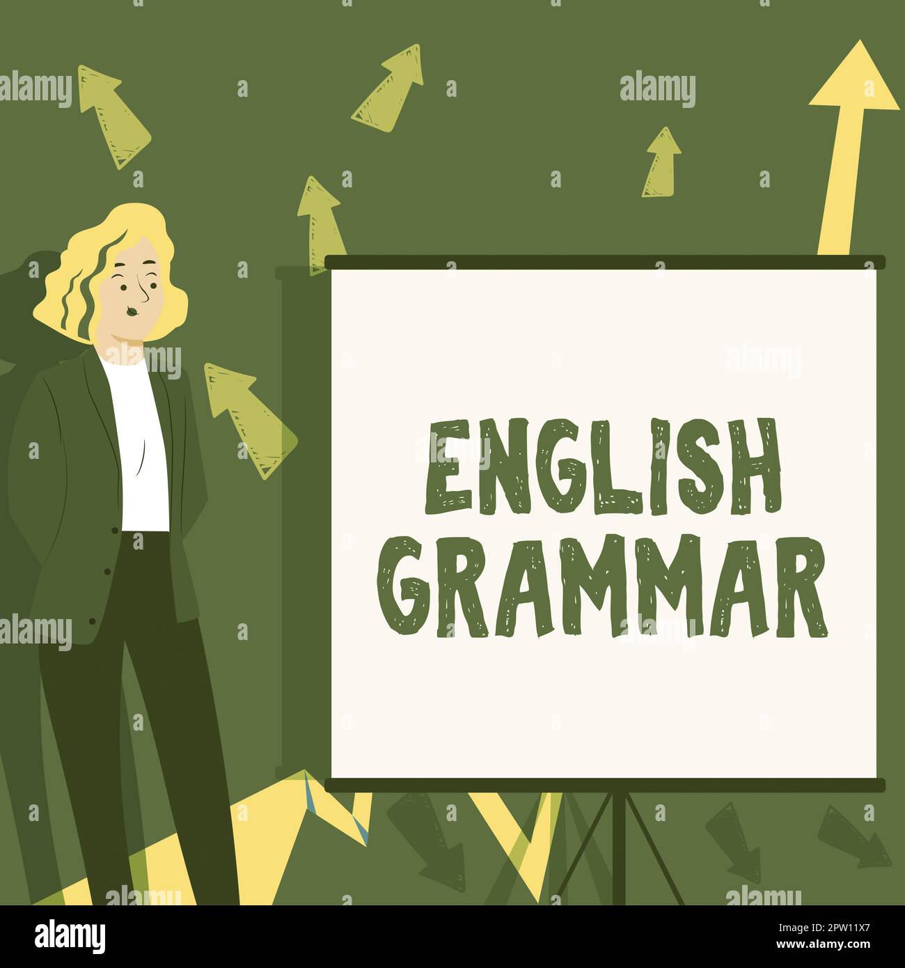 Text showing inspiration English Grammar, Word Written on courses cover ...