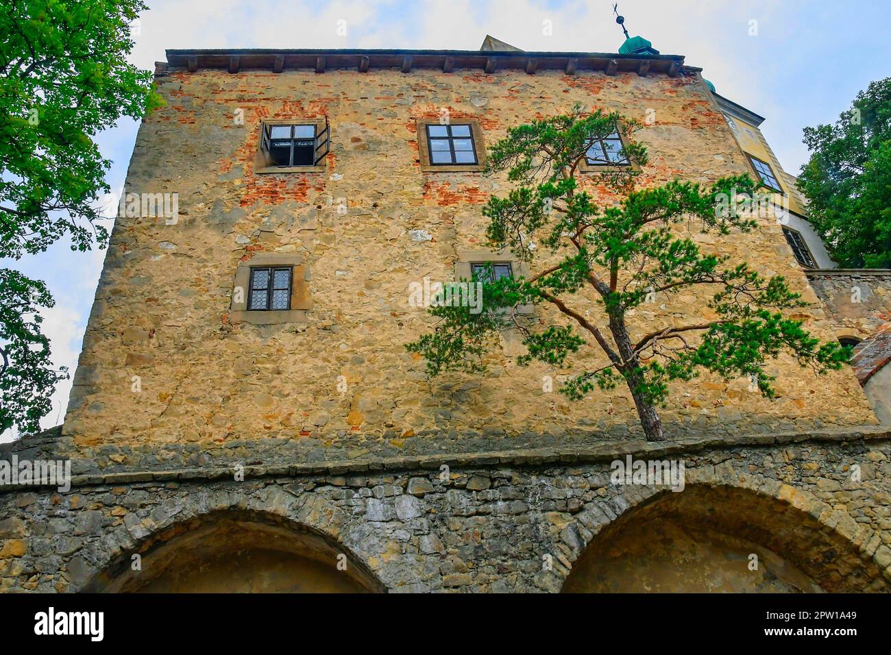 State castle Buchlov. Buchlov castle. Region South Moravia, Czech ...