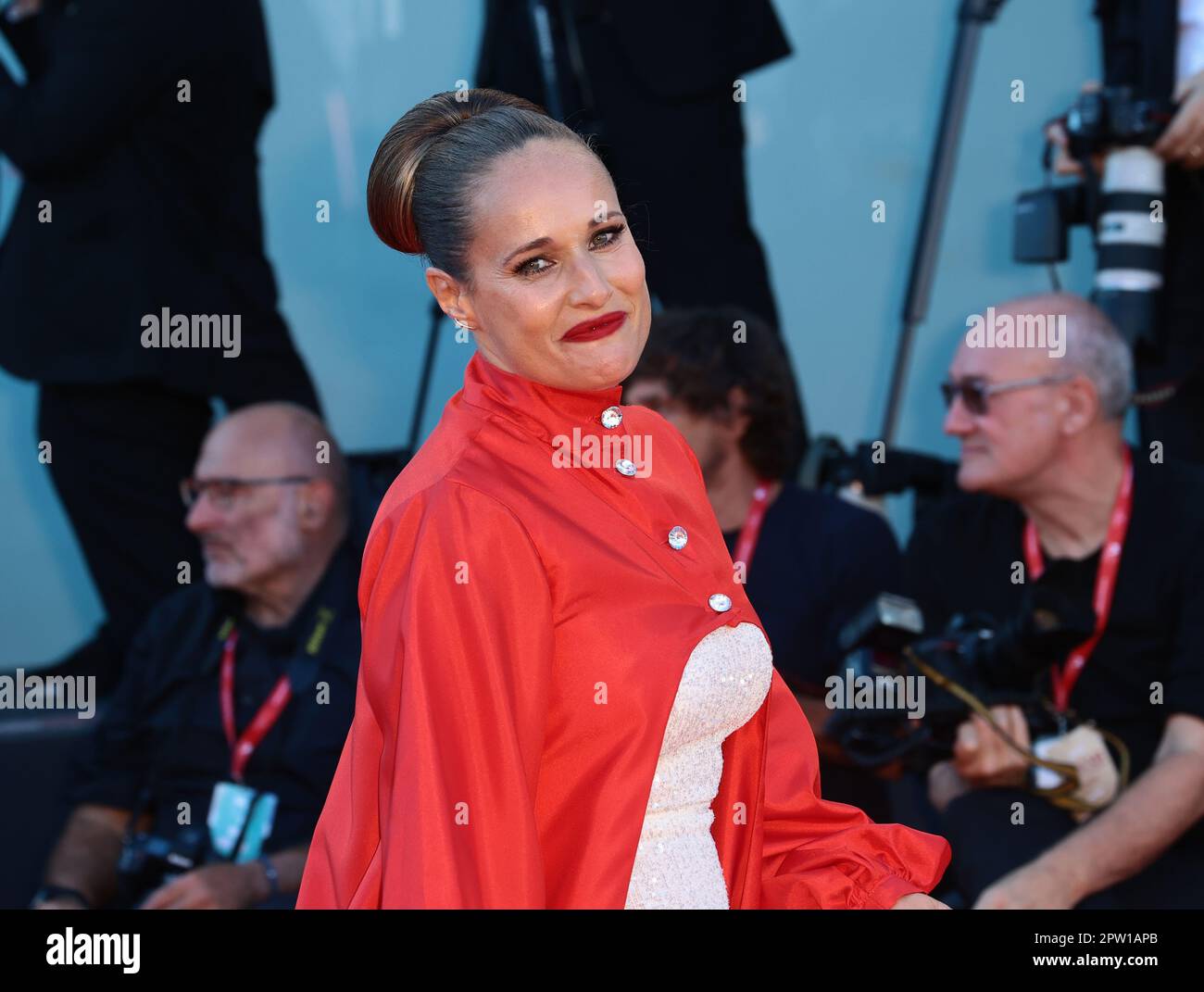 VENICE, ITALY - SEPTEMBER 10: Ana Rocha de Sousa attends the closing ...
