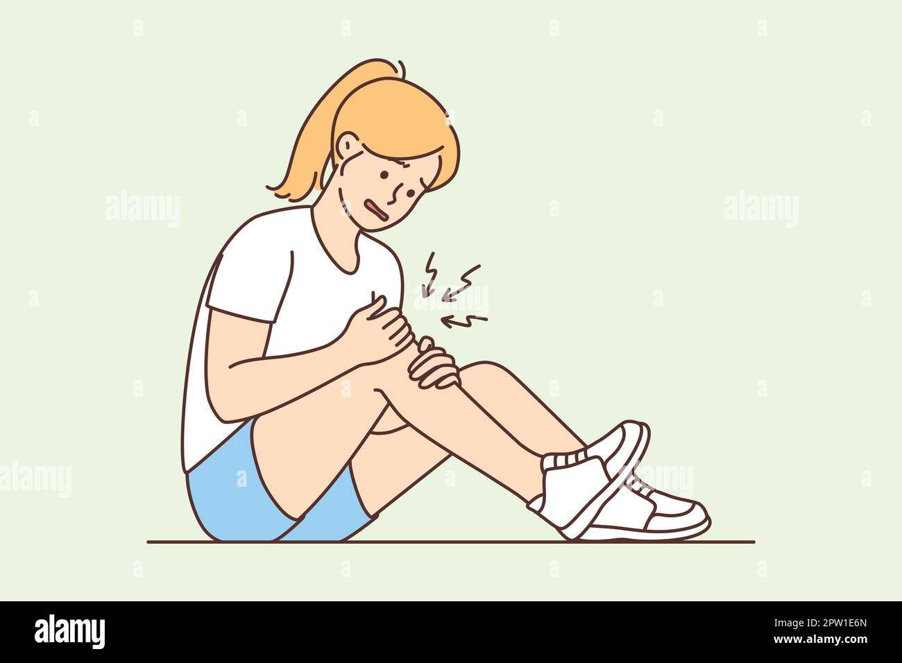 Kneecap Stock Vector Images Alamy