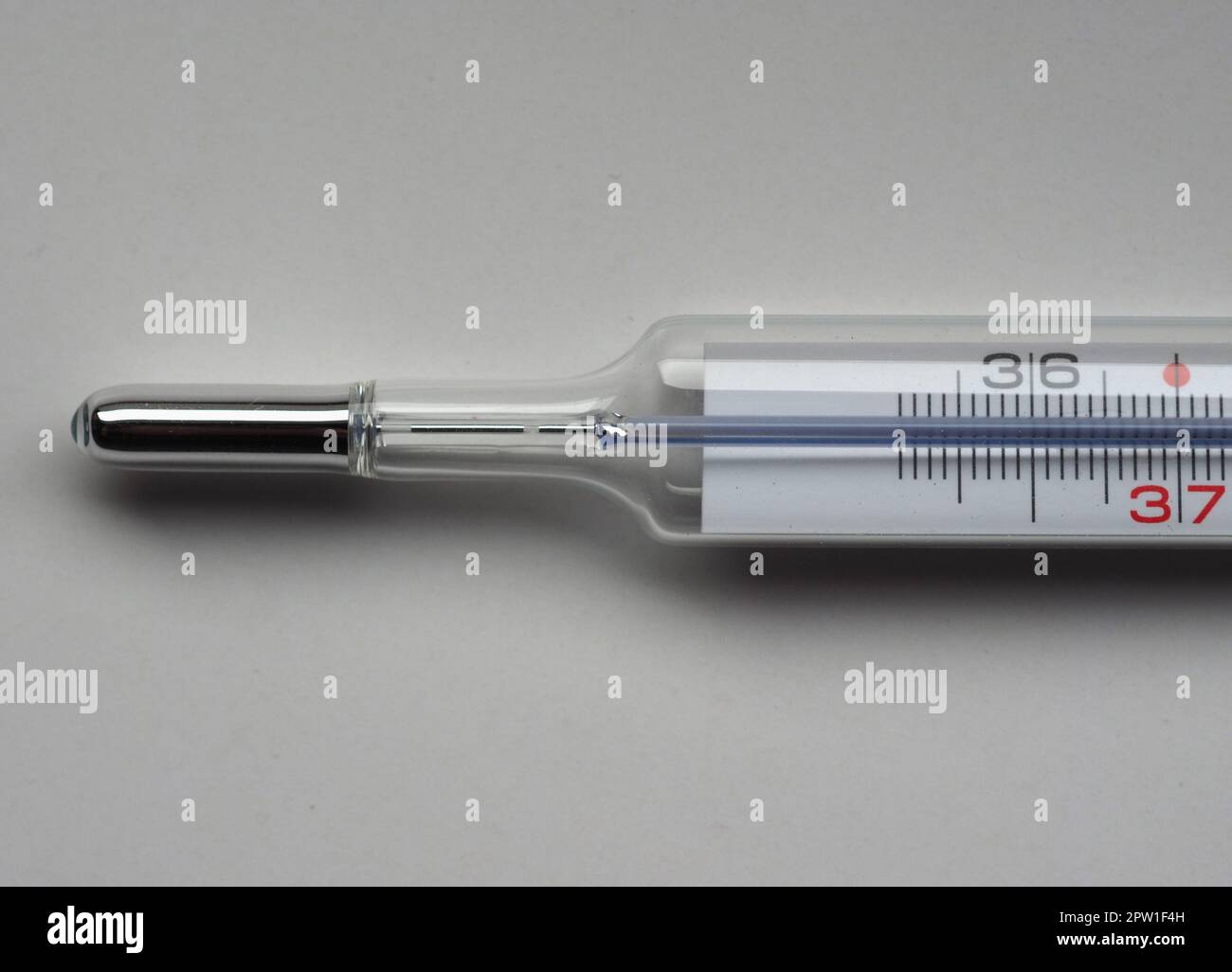 analog thermometer to measure the body temperature Stock Photo Alamy