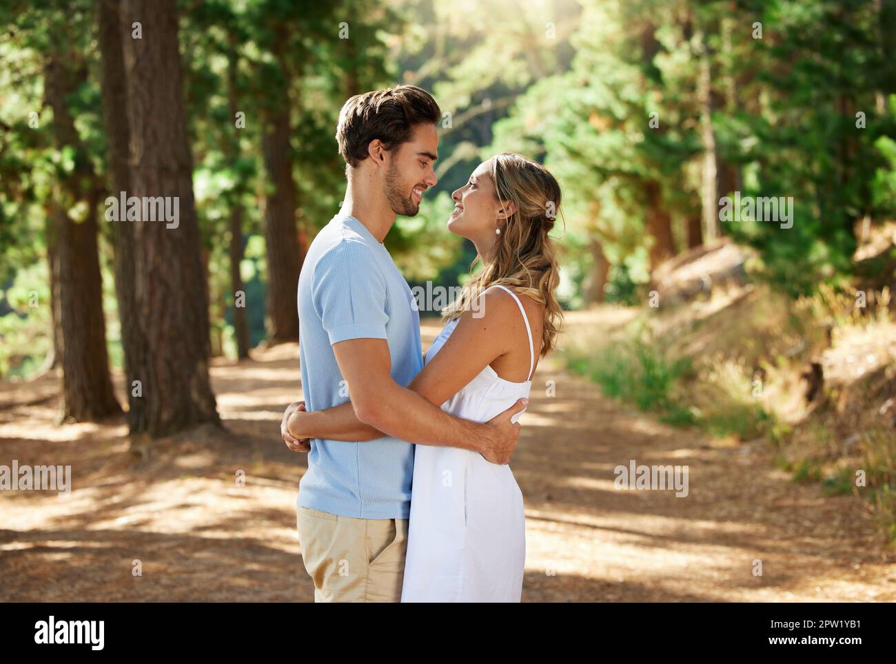 I see a future for myself with you. a young couple having a moment