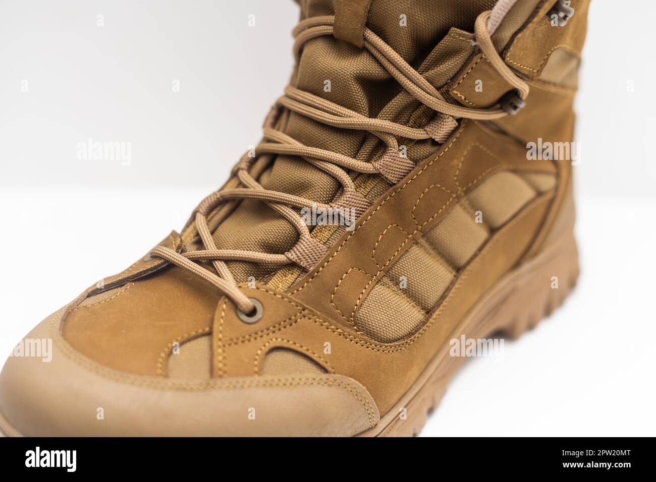 Tactical military boots for the army Stock Photo Alamy
