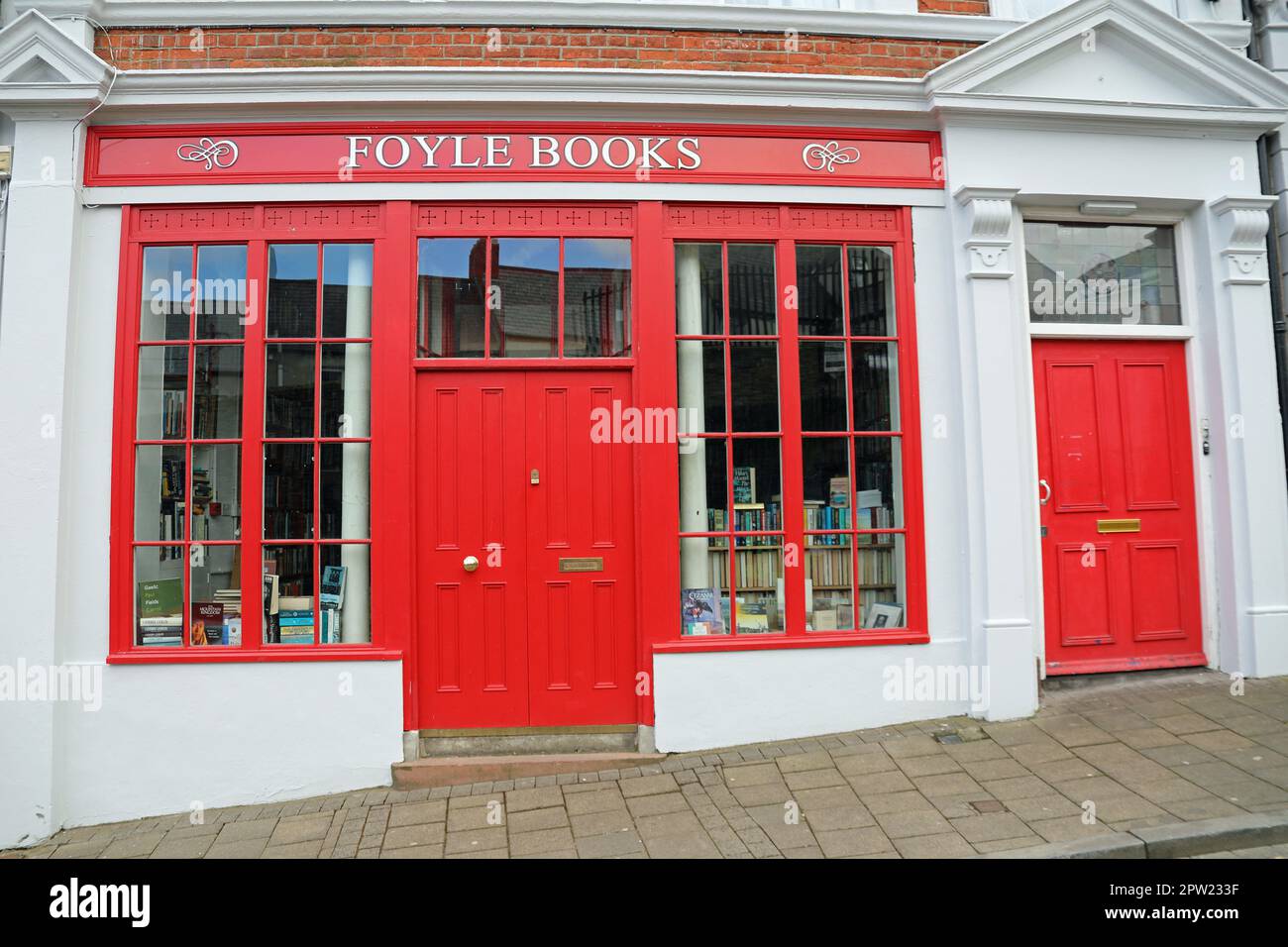 Foyle Books on Magazine Street which featured in Derry Girls Stock Photo