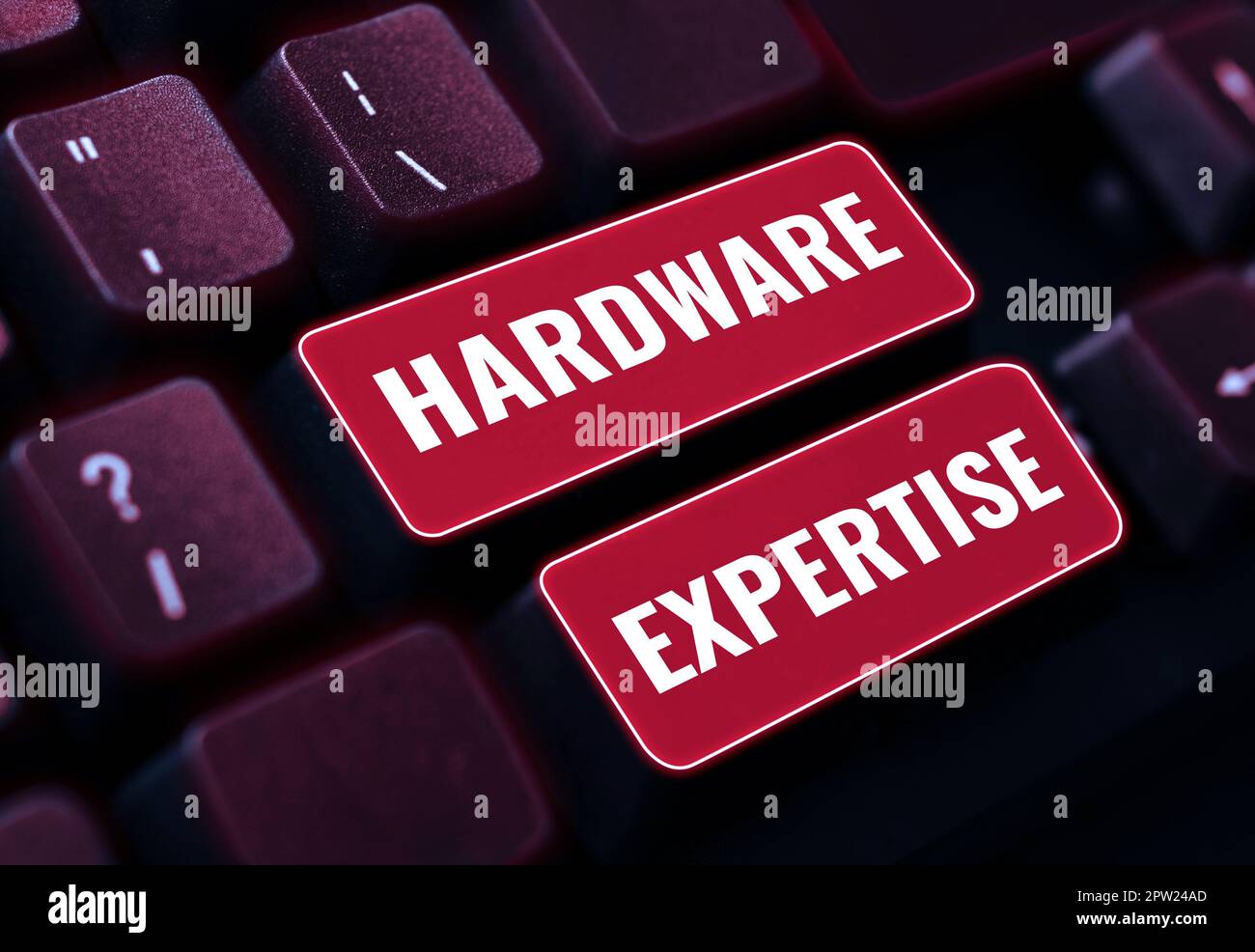 Handwriting text Hardware Expertise, Word Written on machines and other