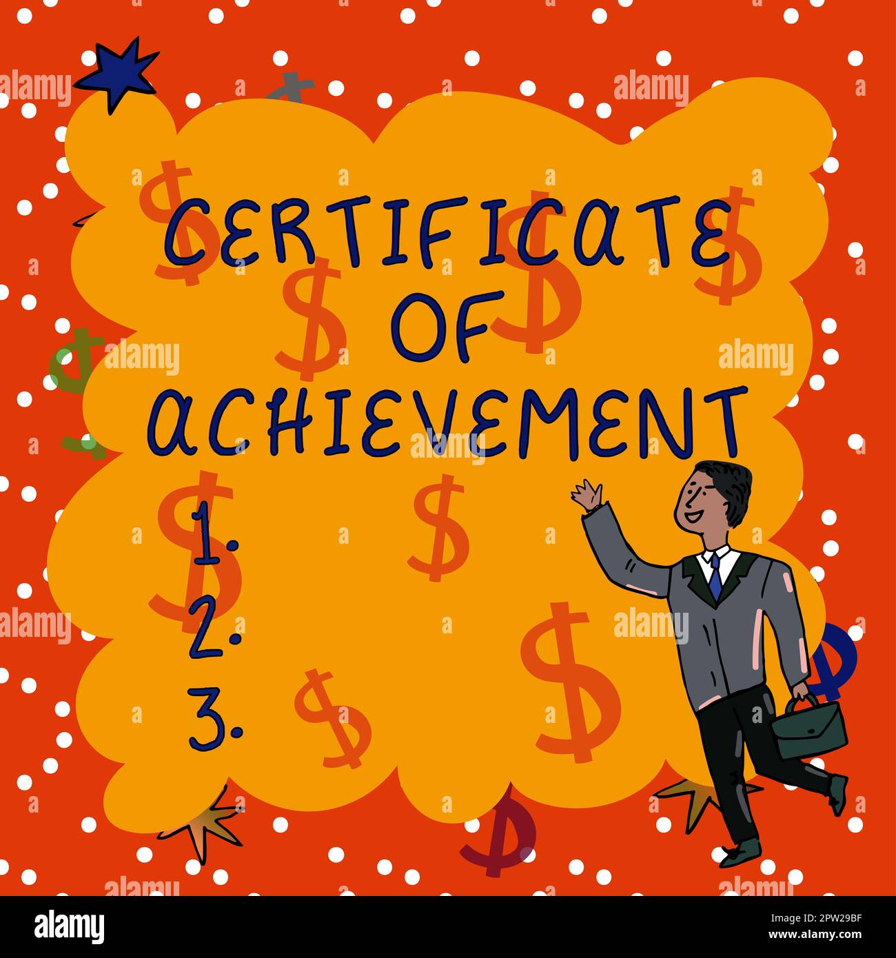 Inspiration showing sign Certificate Of Achievement, Business approach