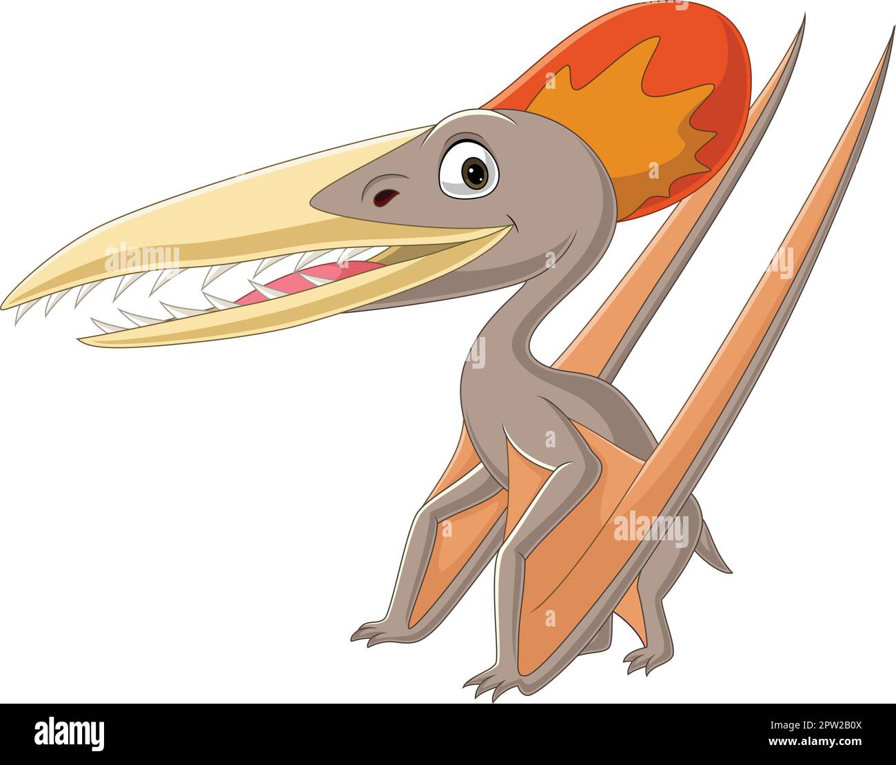 Pterodactyl stock photo. Image of brutal, archeopteryx - 45412668