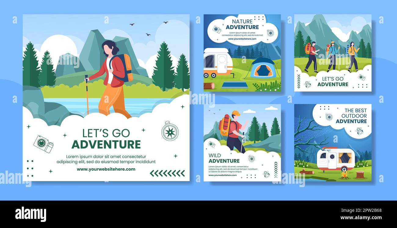nature-adventure-or-vacation-social-media-post-flat-cartoon-hand-drawn