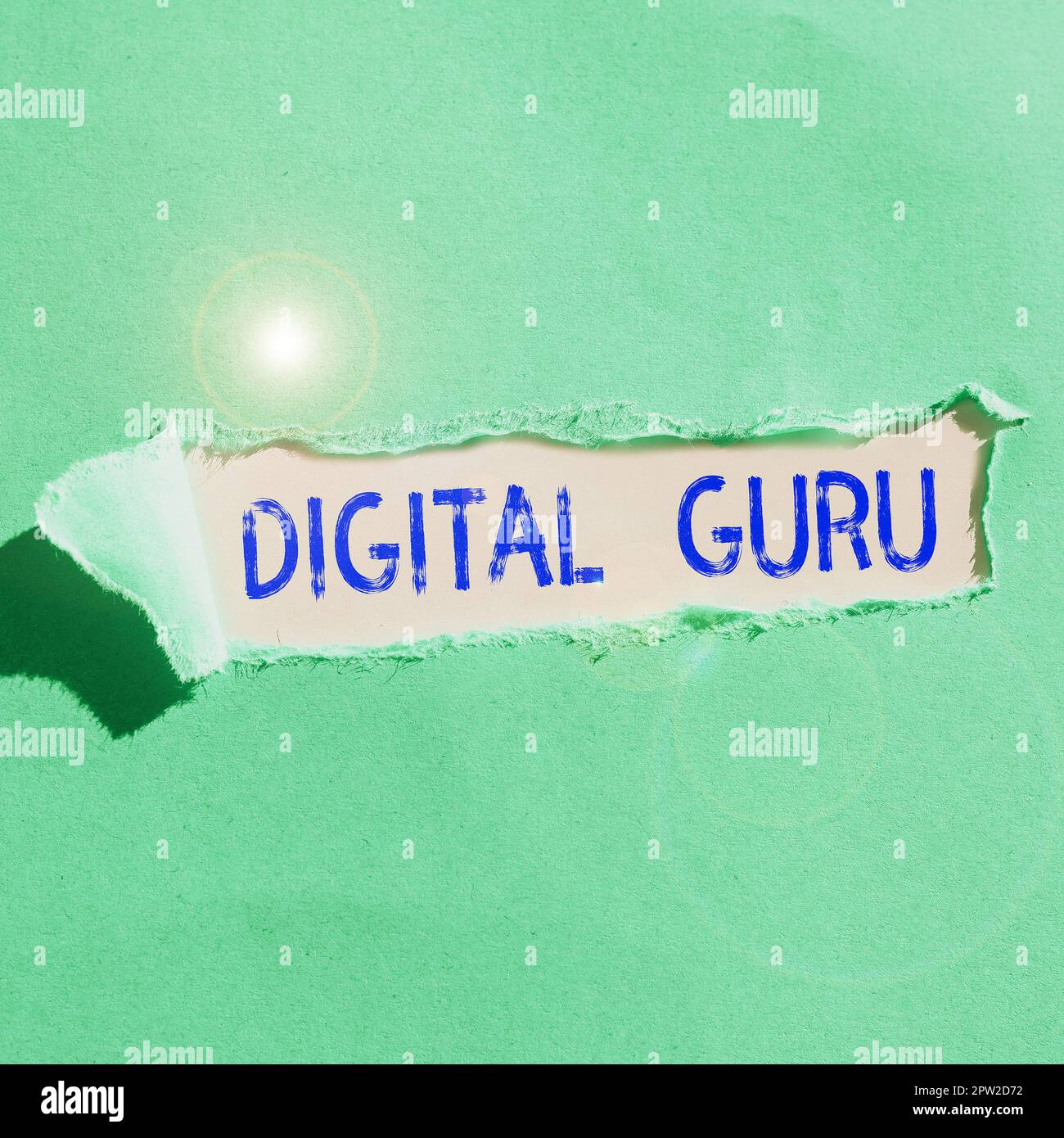 Conceptual caption Digital Guru, Business showcase teacher and