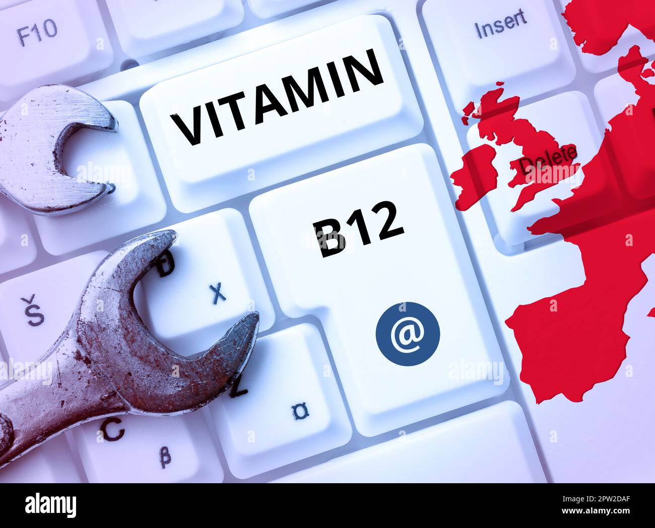 Sign displaying Vitamin B12, Concept meaning Group of substances
