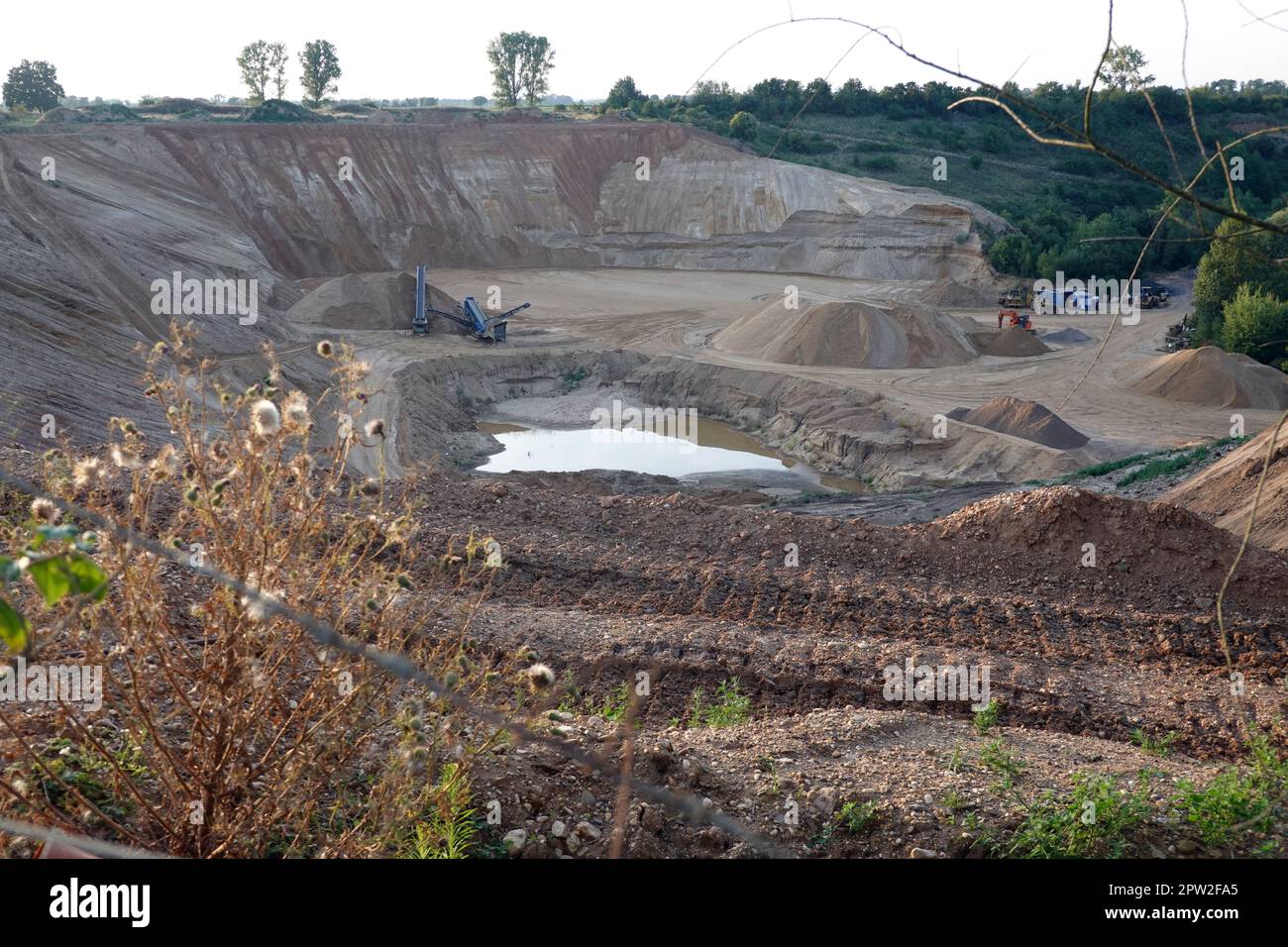 Kiesgrube bei Bliesheim, NordrheinWestfalen, Deutschland, Erftstadt Stock Photo Alamy