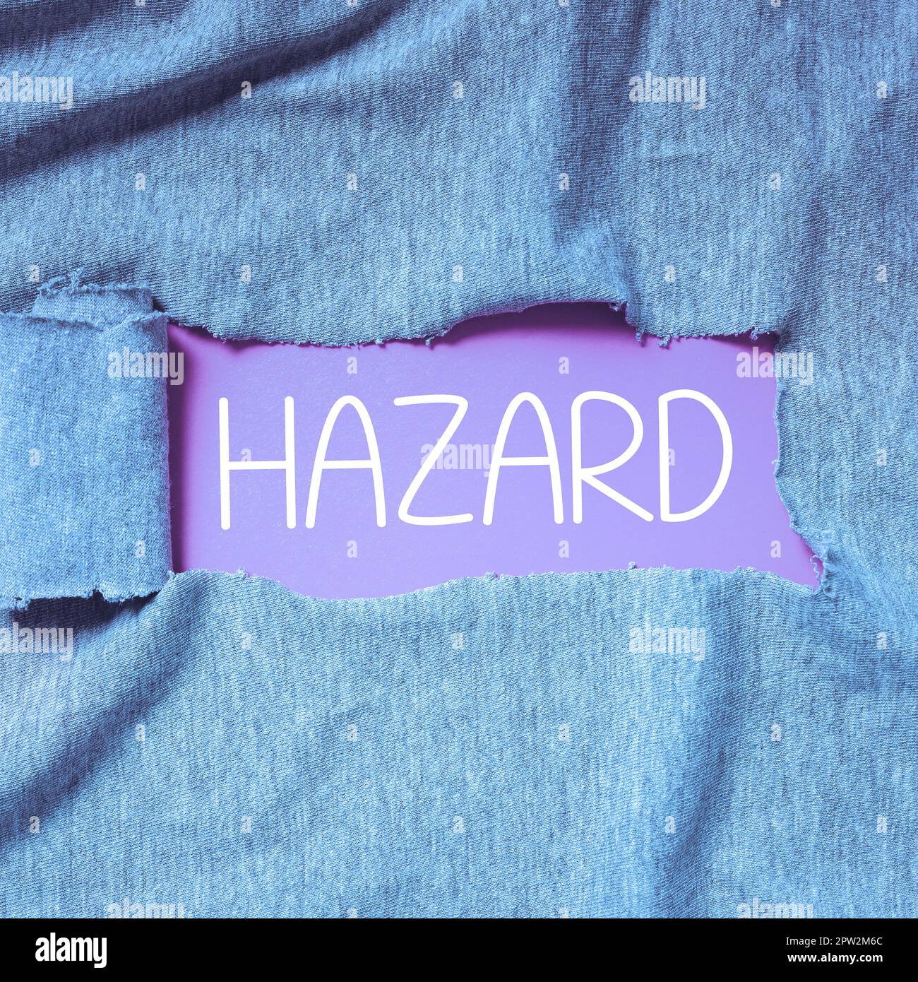 Conceptual display Hazard, Business showcase account or statement ...
