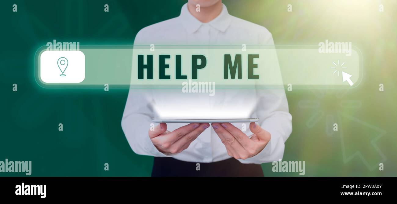 Hand writing sign Help Me, Word for Asking someone to assist you ...