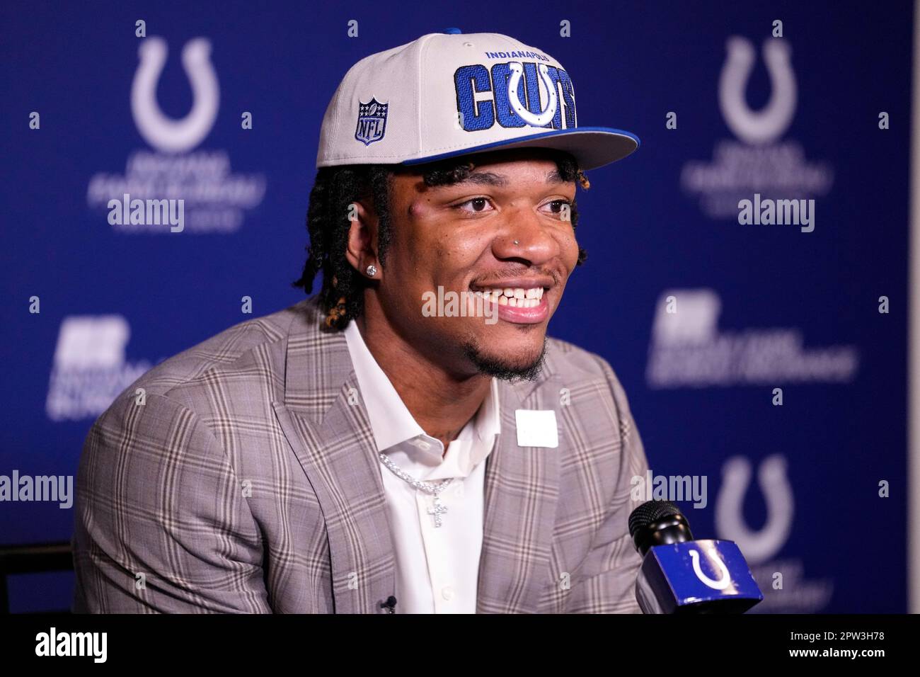 Indianapolis Colts firstround draft pick Anthony Richardson speaks