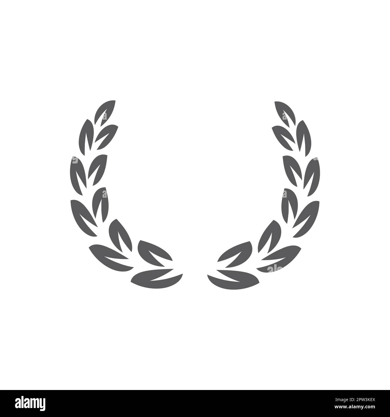 Laurel wreath black hi-res stock photography and images - Alamy