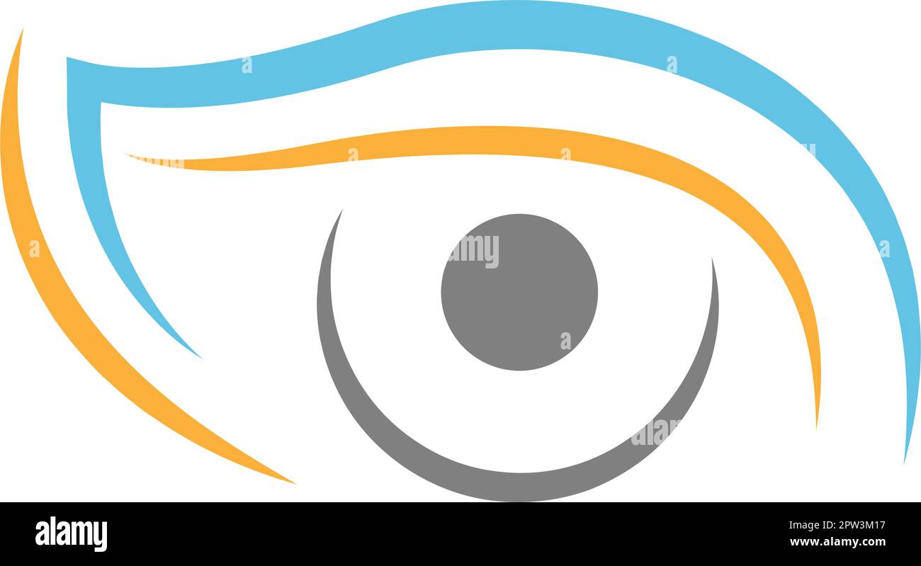 Eye icon logo design Stock Vector Image & Art - Alamy