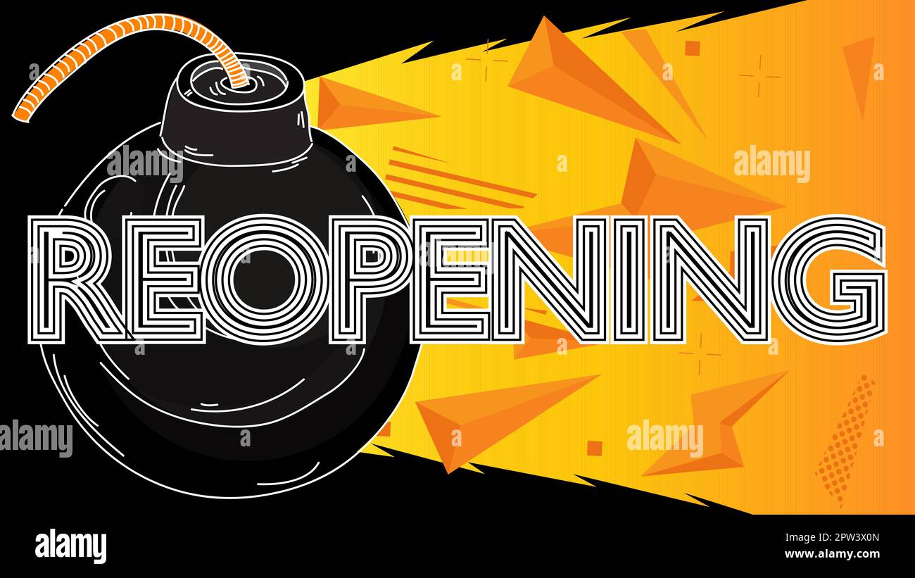 Restaurant reopen Stock Vector Images - Alamy