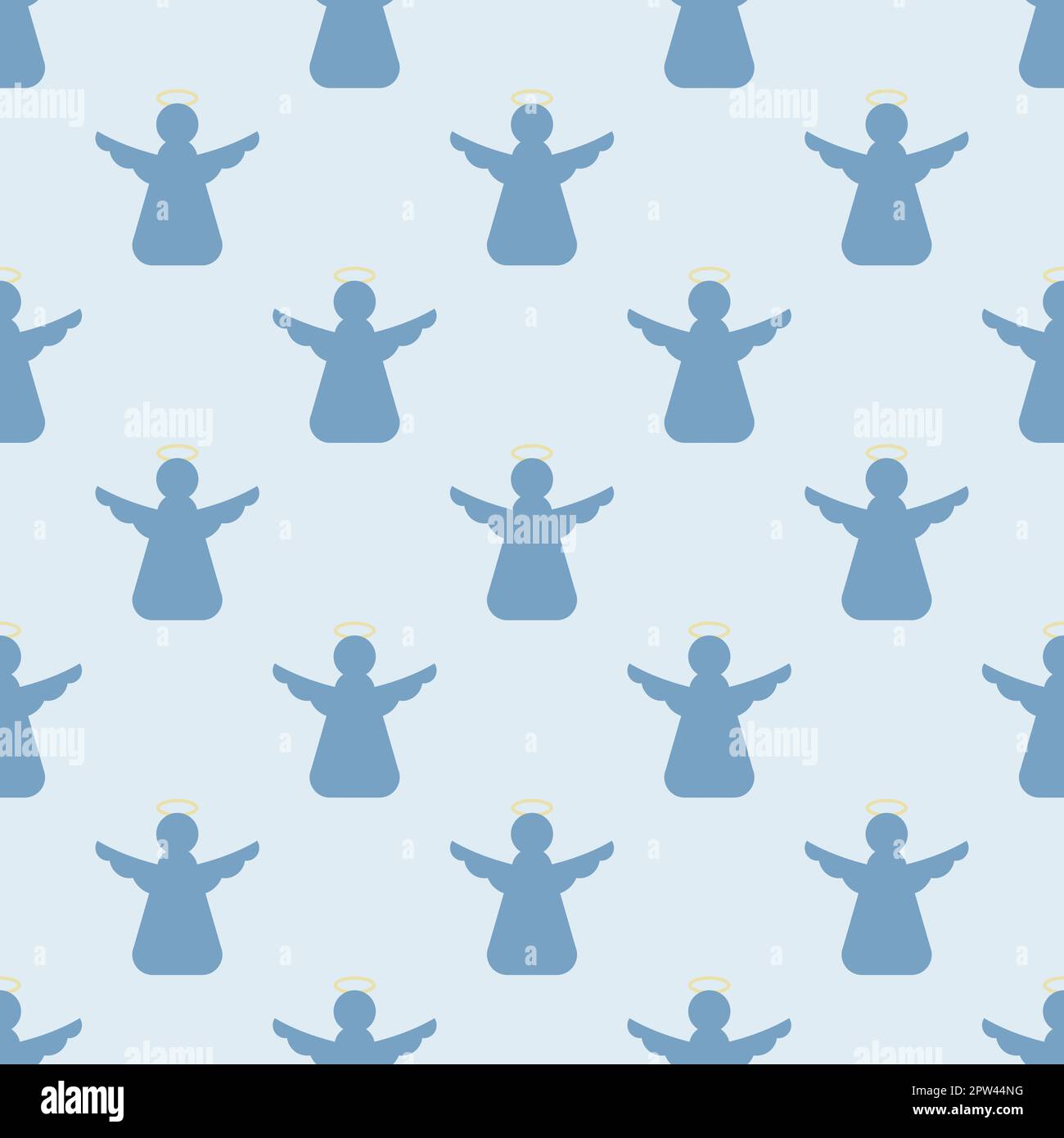 Seamless pattern angels Stock Vector Images - Alamy