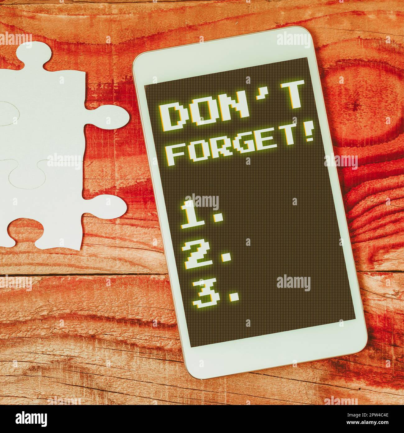 Handwriting text Don'T Forget, Business concept asking someone to keep ...