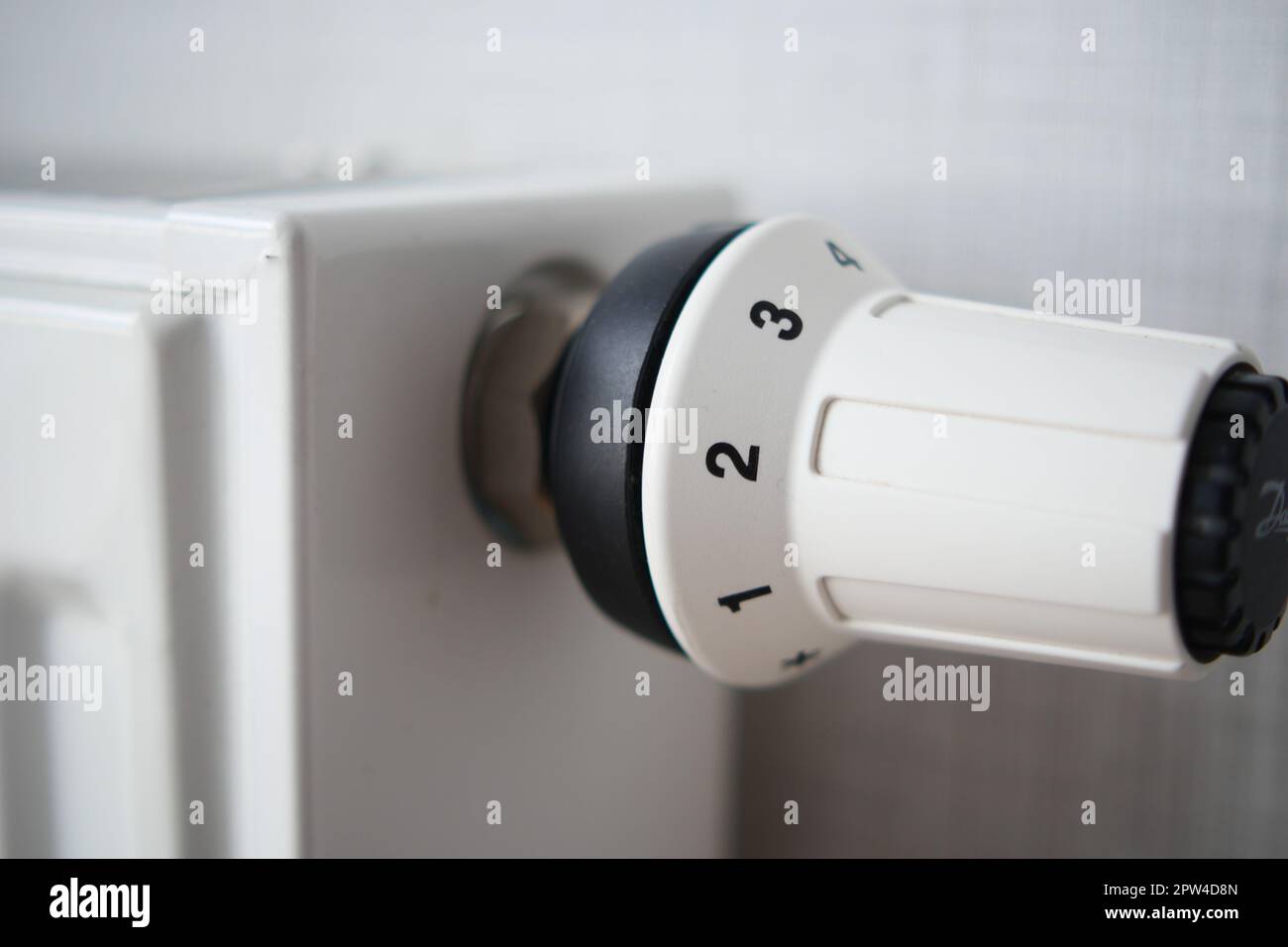 heating radiator under window in the room Stock Photo - Alamy