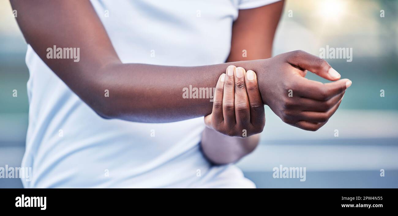 Hands, wrist pain and injury after sport training, practice and holding