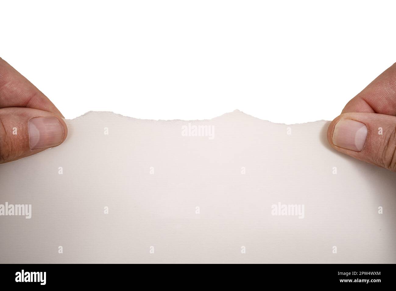 a strip of colored paper Stock Photo