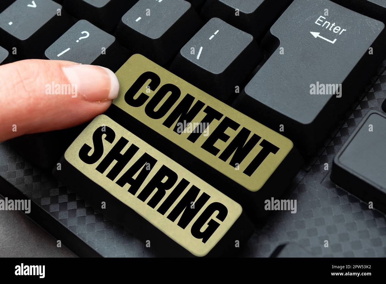 Share Text Writing displaying text Content Sharing, Concept meaning distribution ...