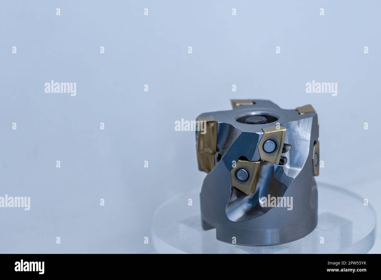 Indexable tooling many placed on a white background Stock Photo Alamy