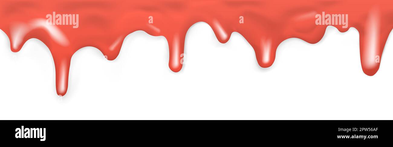Dark dripping caramel, pattern on white background - Vector ...