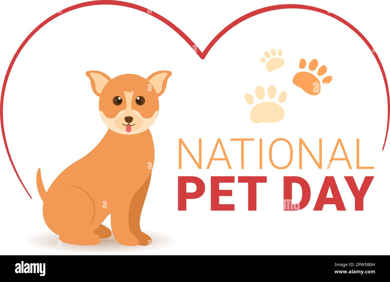 National Pet Day on April 11 Illustration with Cute Pets of Cats and ...