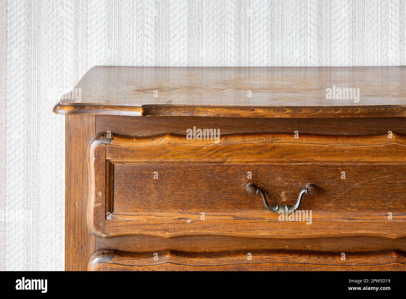 Restoration of antique furniture. Dresser makeover Stock Photo Alamy