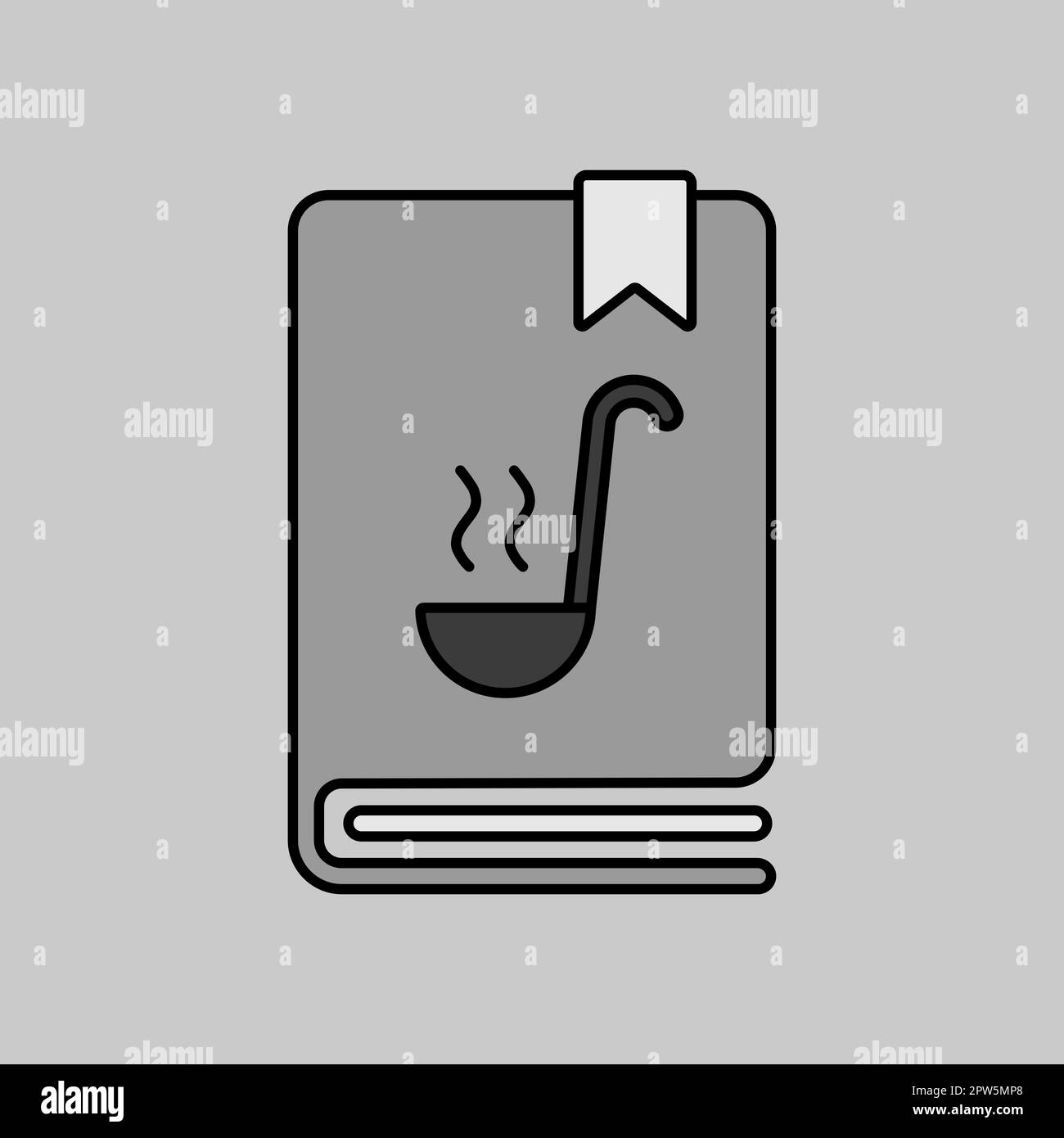 https://c8.alamy.com/comp/2PW5MP8/cookbook-or-cookery-book-vector-grayscale-icon-recipe-book-kitchen-appliance-graph-symbol-for-cooking-web-site-design-logo-app-ui-2PW5MP8.jpg