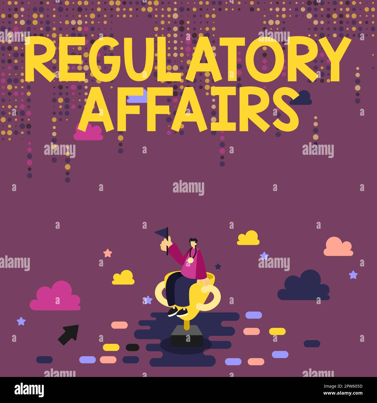 Conceptual caption Regulatory Affairs, Concept meaning the desire of