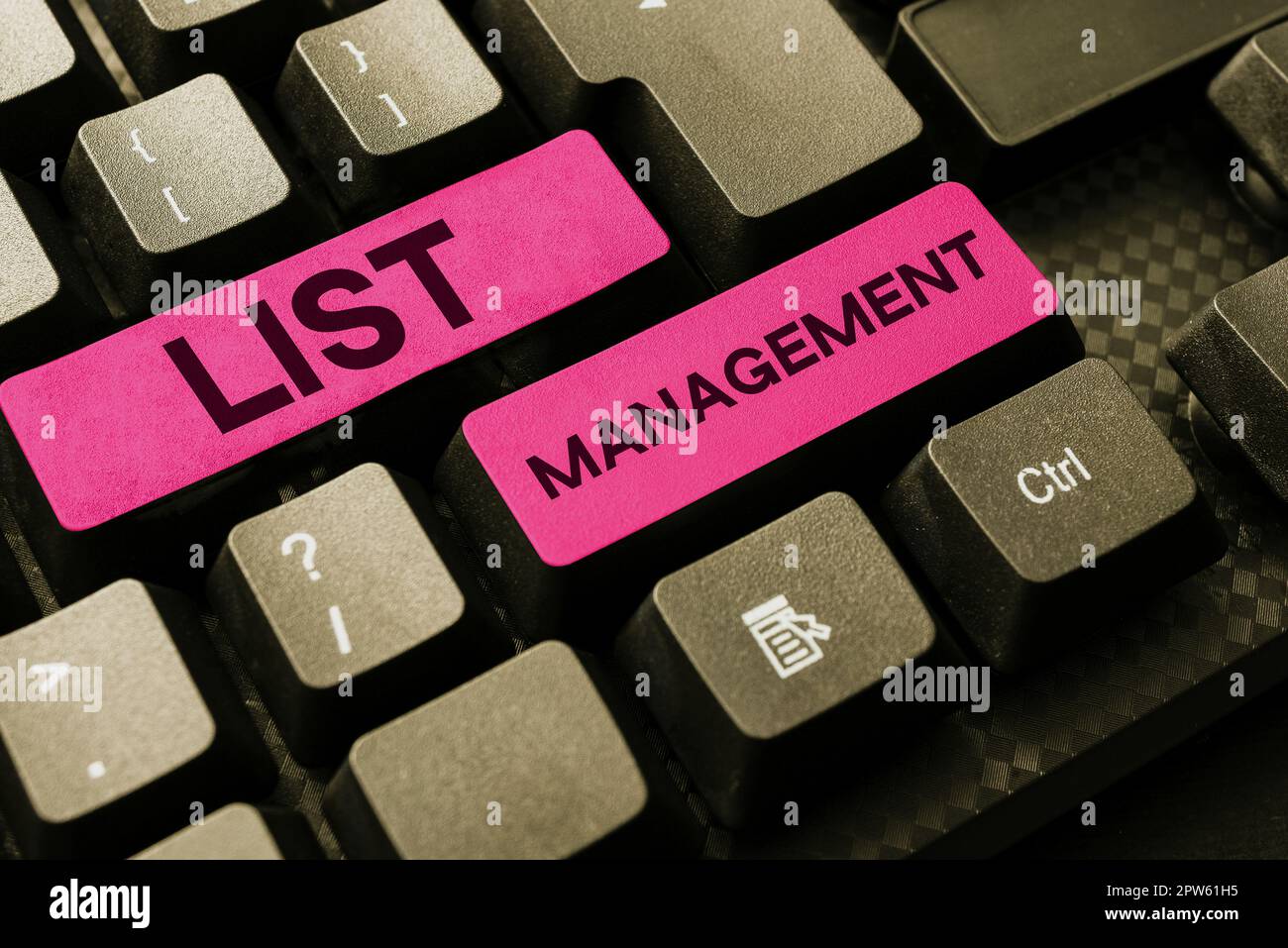 Inspiration showing sign List Management, Business concept company or ...