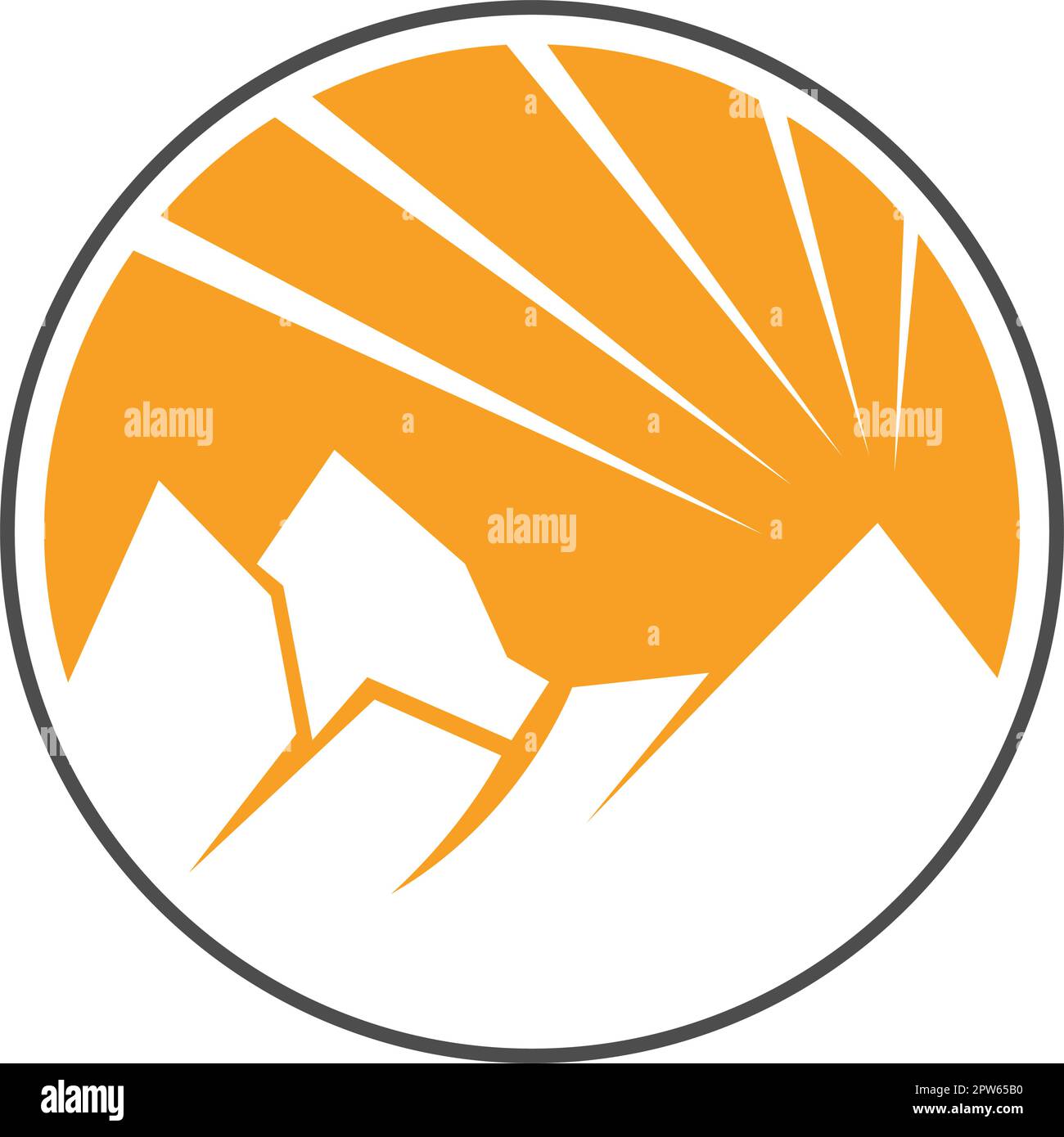 Mountain logo icon design Stock Vector Image & Art - Alamy