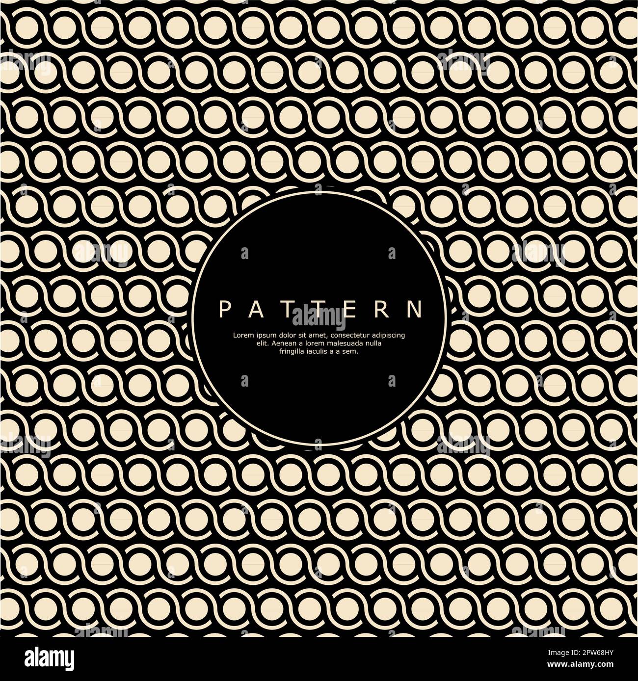 Abstract line circles pattern design. Circle abstract pattern vector ...