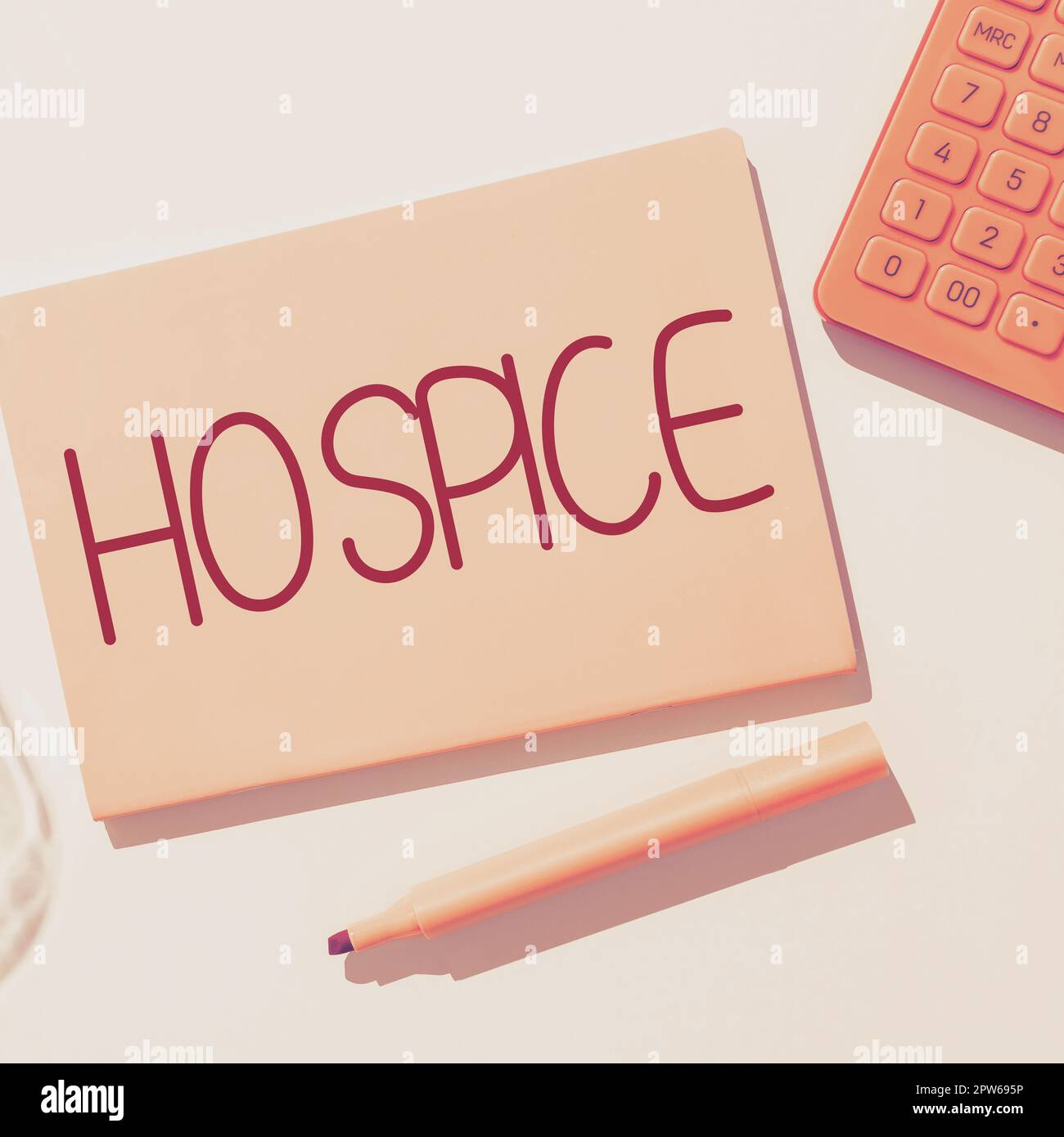 Conceptual caption Hospice, Concept meaning focuses on the palliation