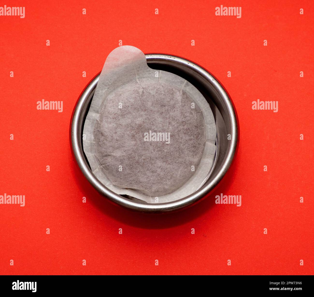 Espresso ese pod in metal insert for coffee machine Stock Photo - Alamy