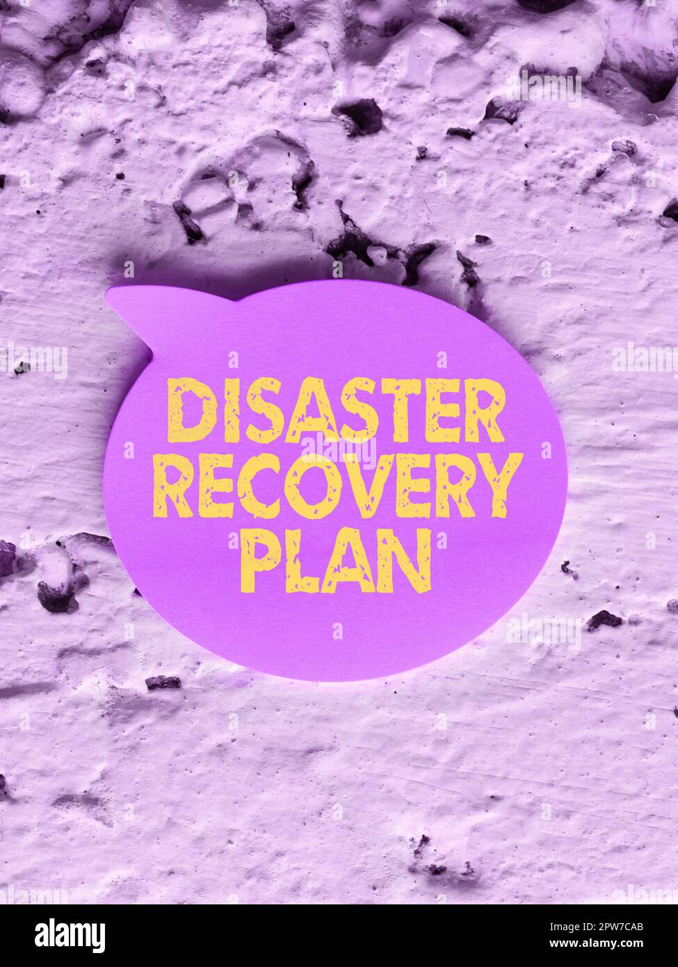 Recovery Programme Sign Sign displaying Disaster Recovery Plan, Conceptual photo having backup ...