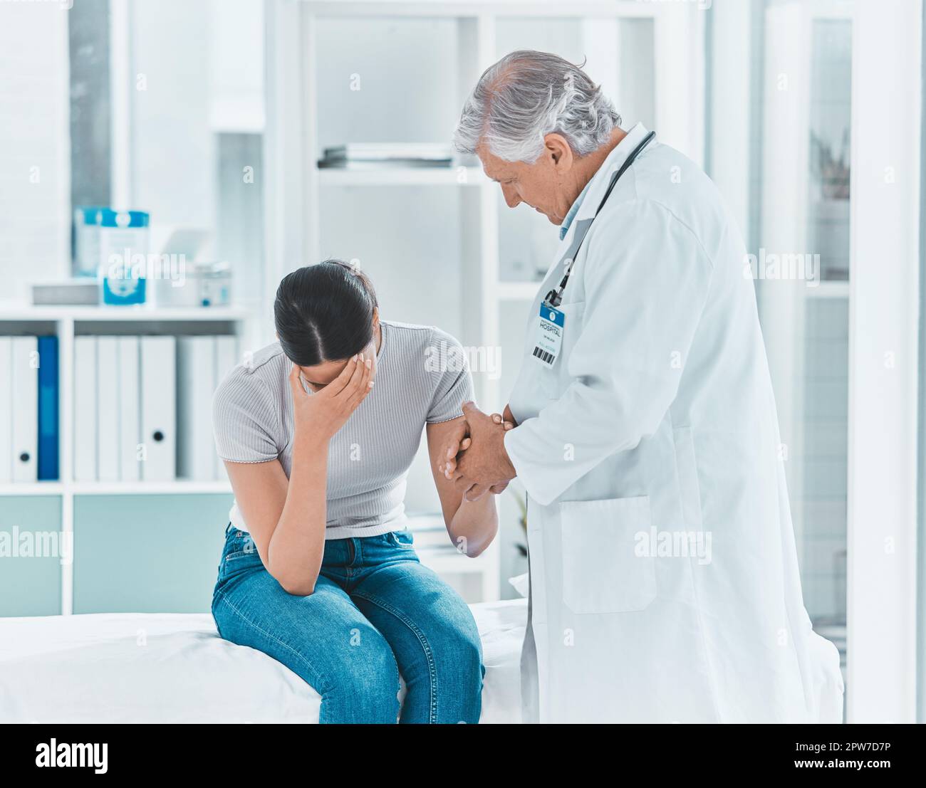 Ill be here for you. a doctor offering a patient kind support after